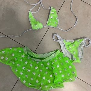Green Roma starlit 3 piece set I heart raves